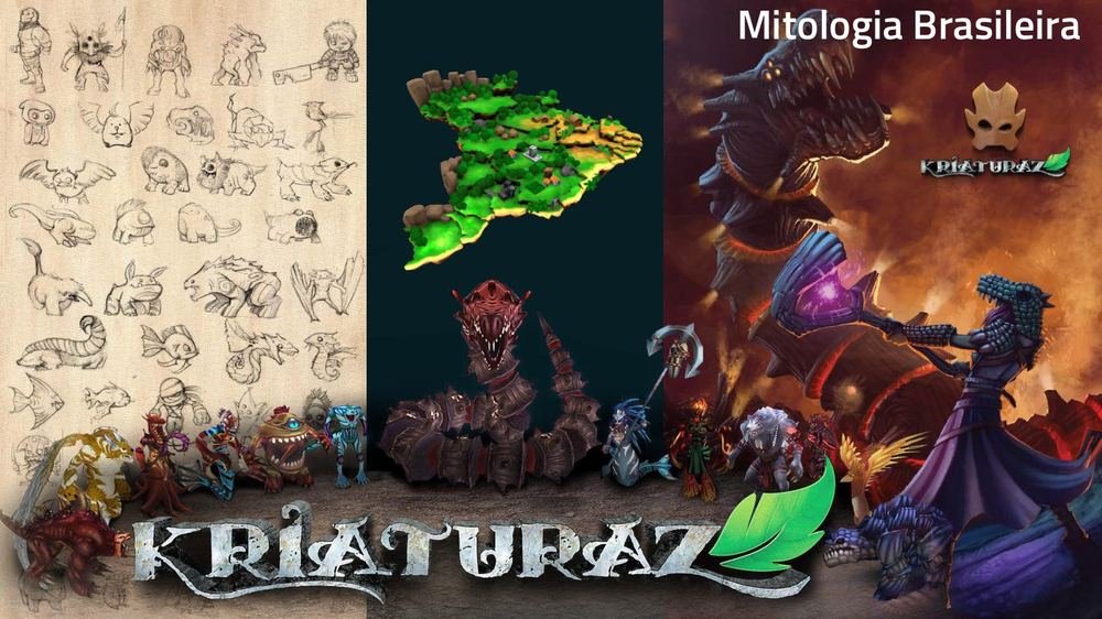 Kriaturaz - jogo inspirado na mitologia brasileira